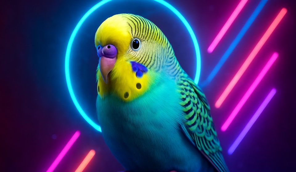 🐦 Muhabbet Kuşu (Budgerigar): Neşenin Kanatlı Hali Muhabbet Kuşu (Budgerigar)